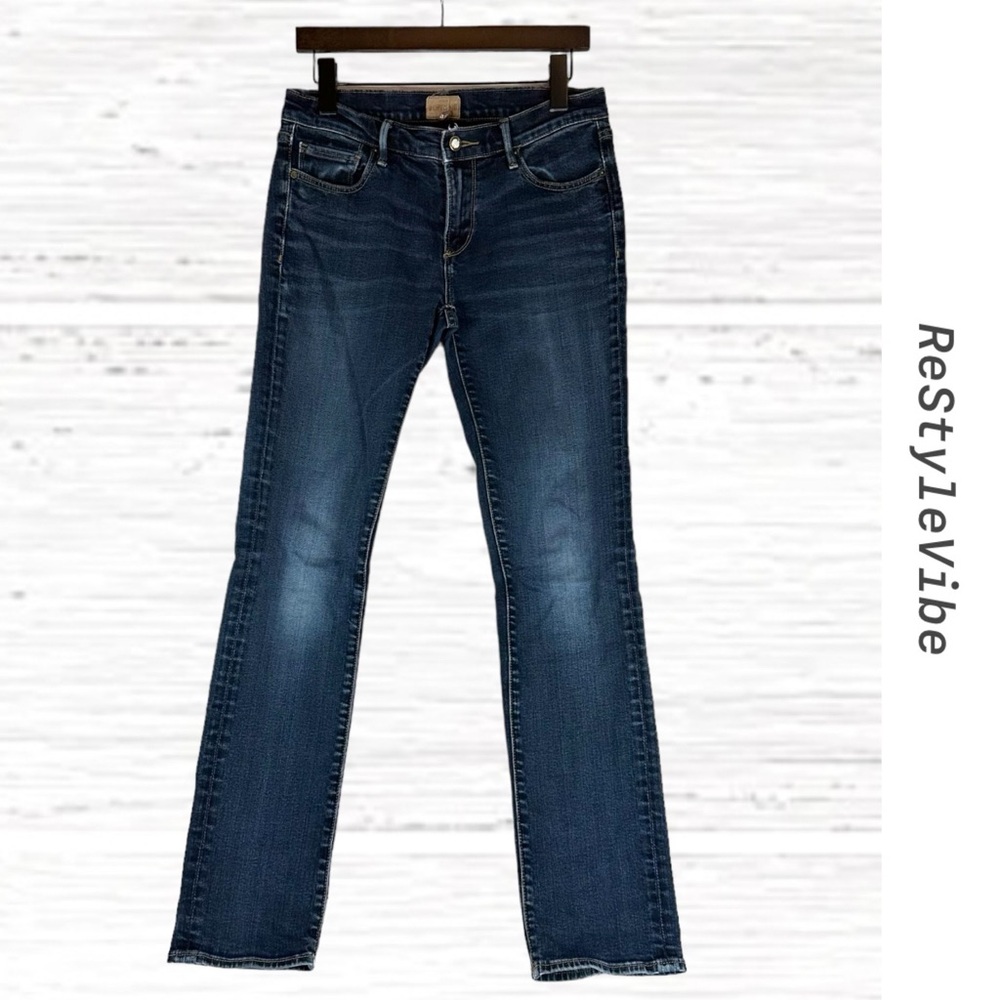 DRIFTWOOD Women’s Size 27 Denim Jeans Audrey Style Stretch Straight Leg Low Rise